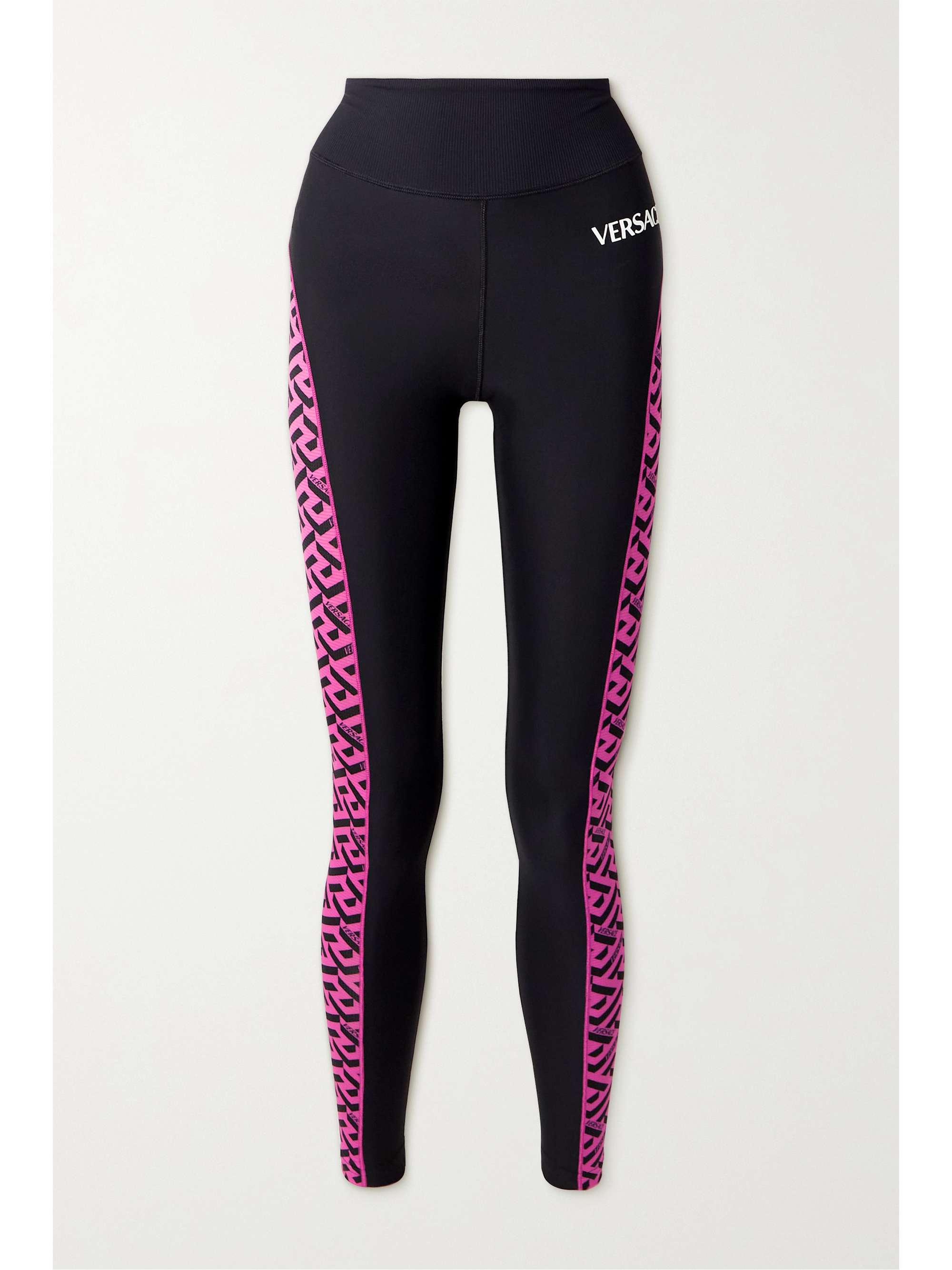 versace leggings pink
