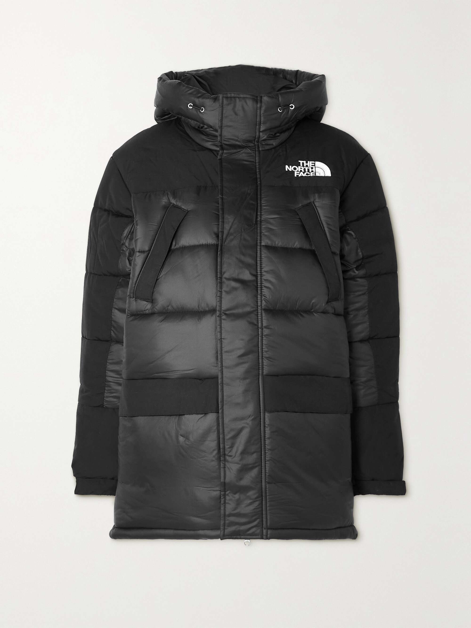 Black Himalayan oversized quilted shell 