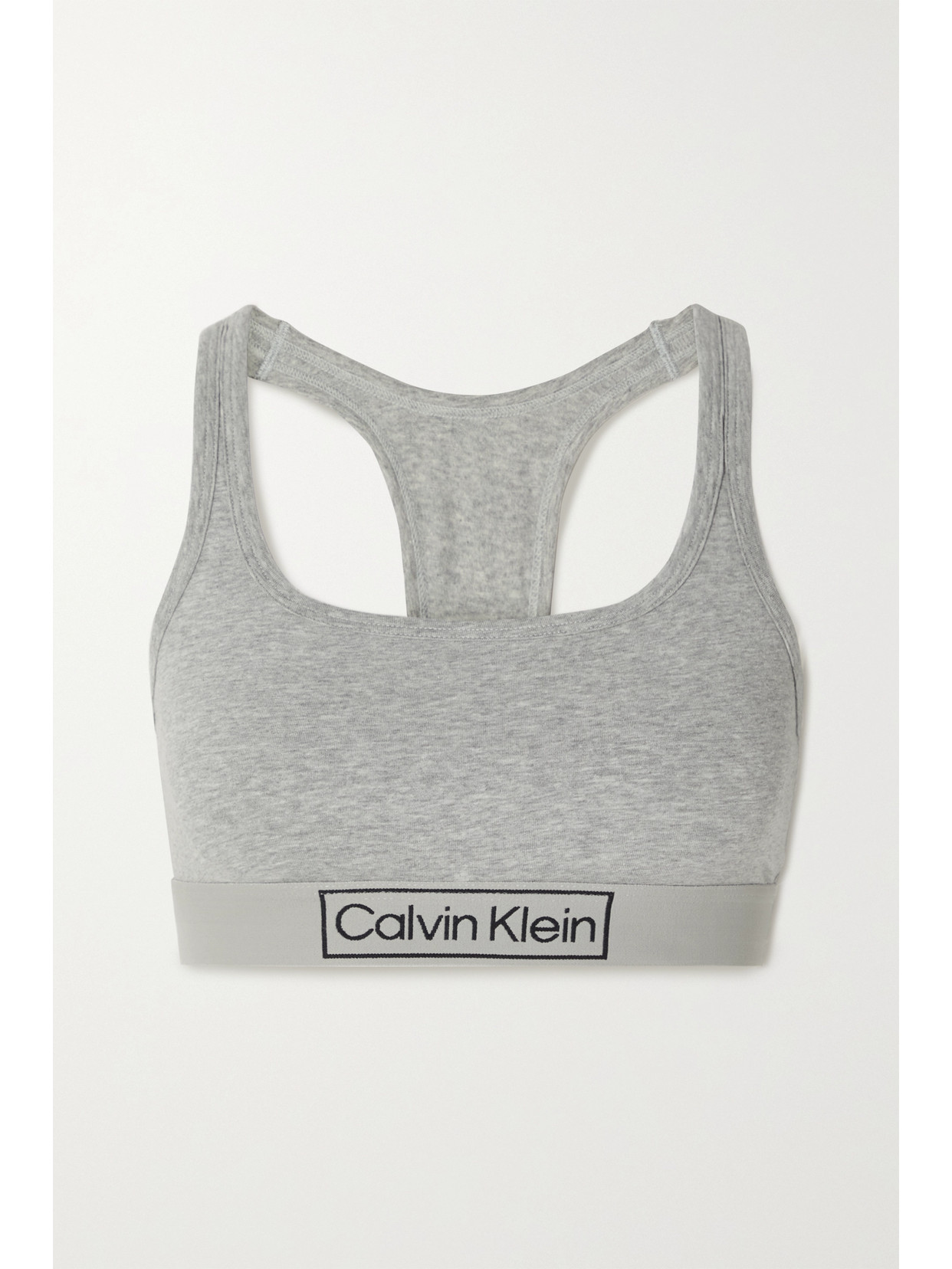 Reimagined Heritage Stretch-cotton Jersey Soft-cup Bra
