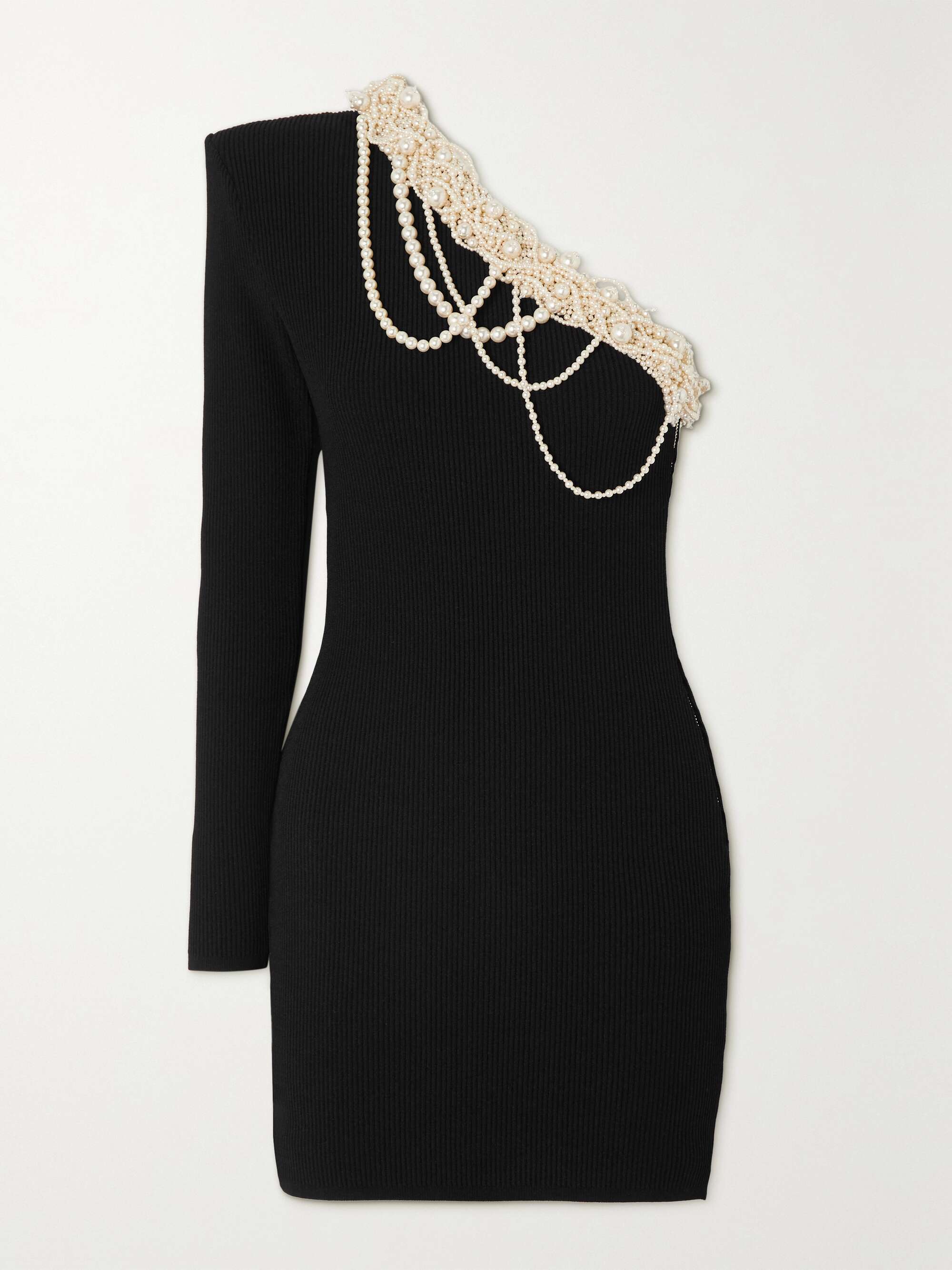balmain dress with pearls