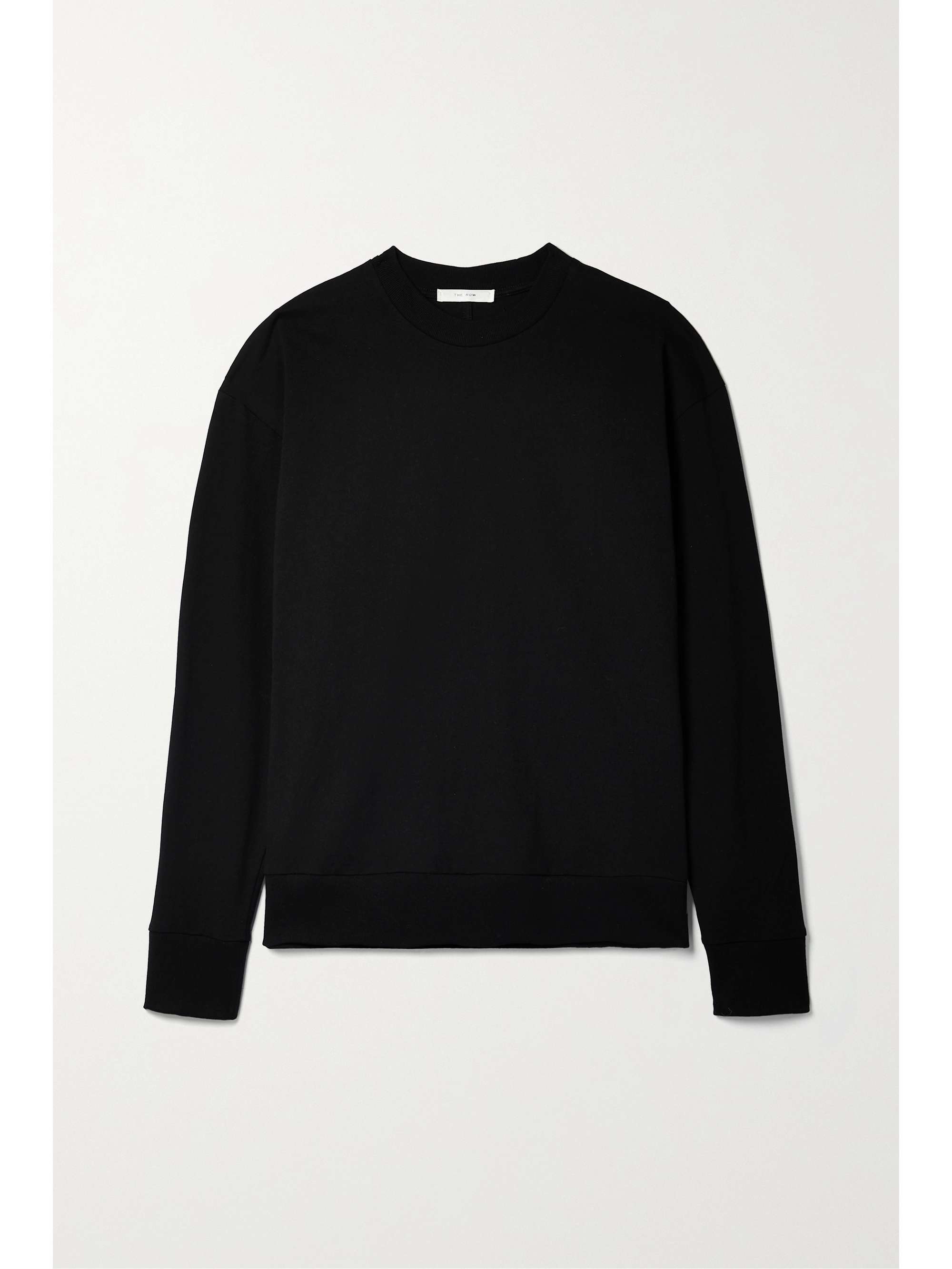 Black Gideon cotton-jersey sweatshirt 
