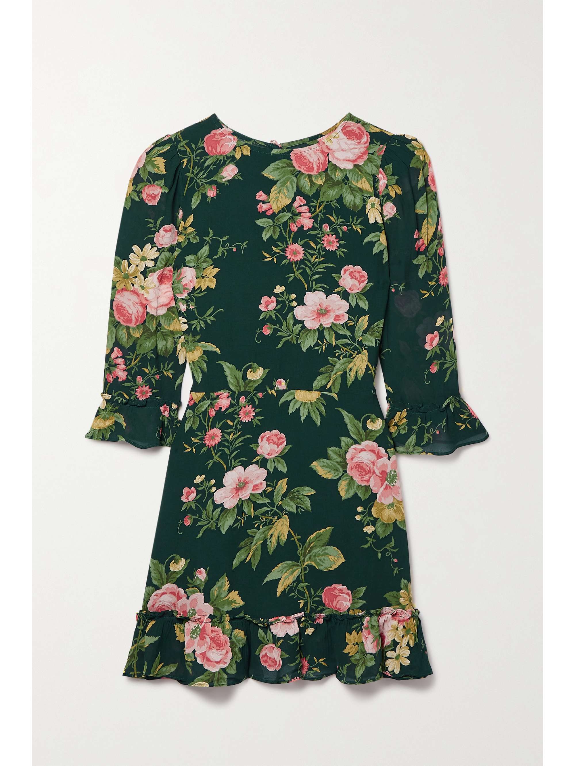 NET SUSTAIN Doutzen floral-print crepe 