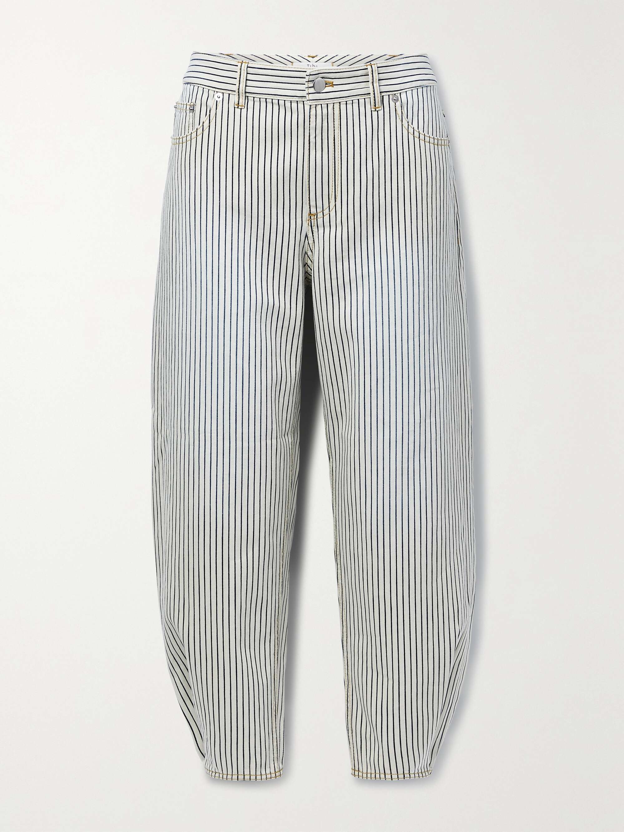 Ivory Brancusi Stonewash striped mid 