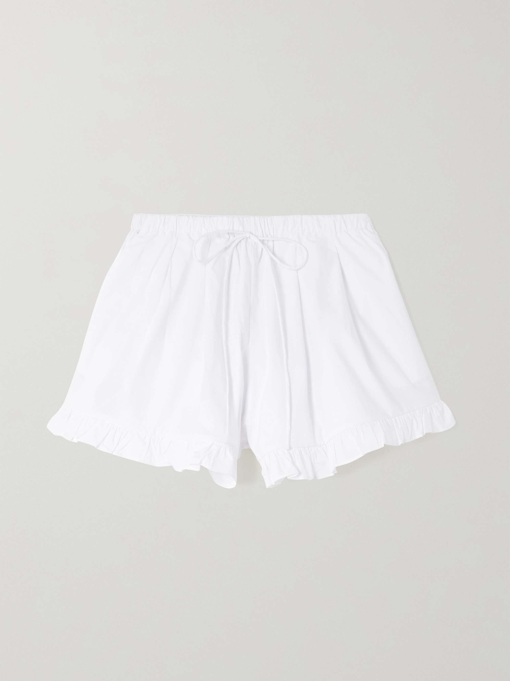 White Gracie ruffled organic cotton 