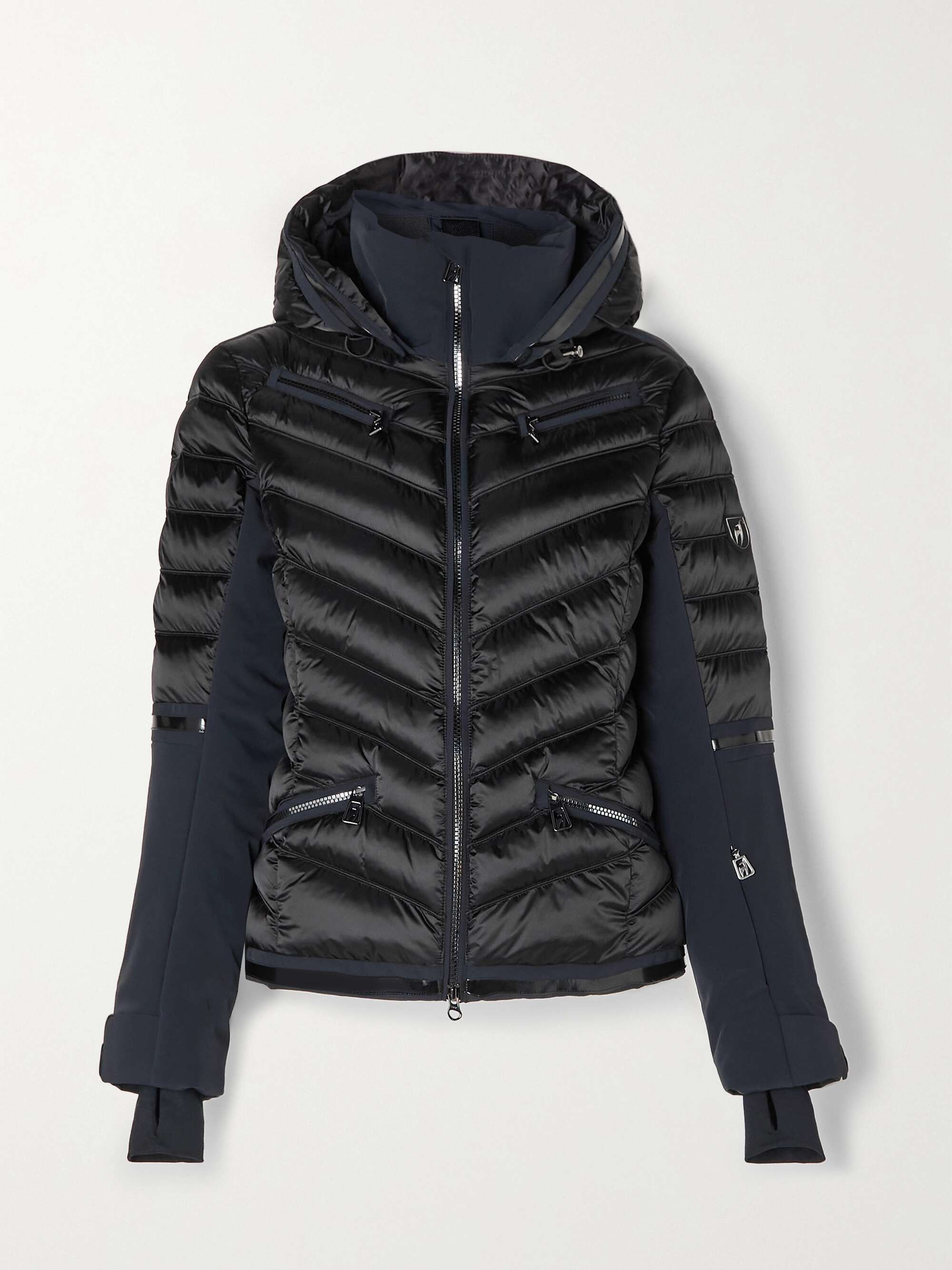 TONI SAILER Annie hooded panelled quilted ski jacket | NET-A-PORTER