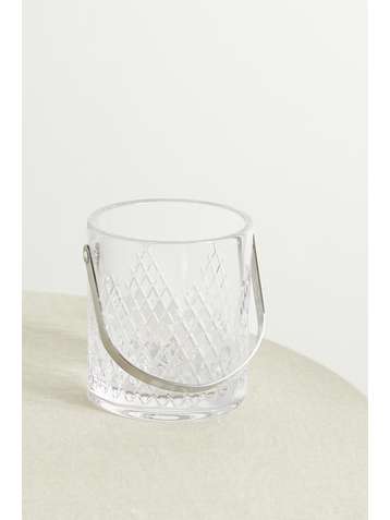 SOHO HOME Barwell stainless steel and crystal ice bucket