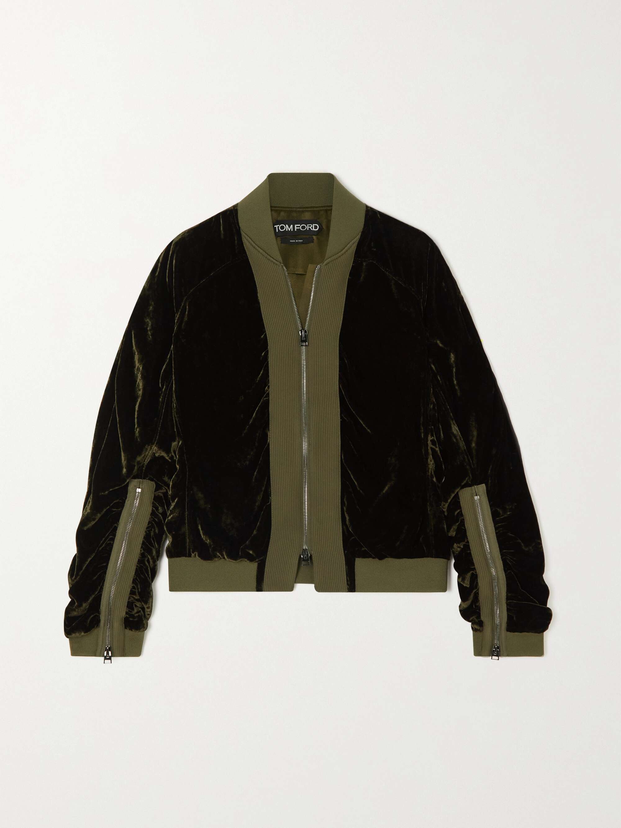 velvet green bomber jacket