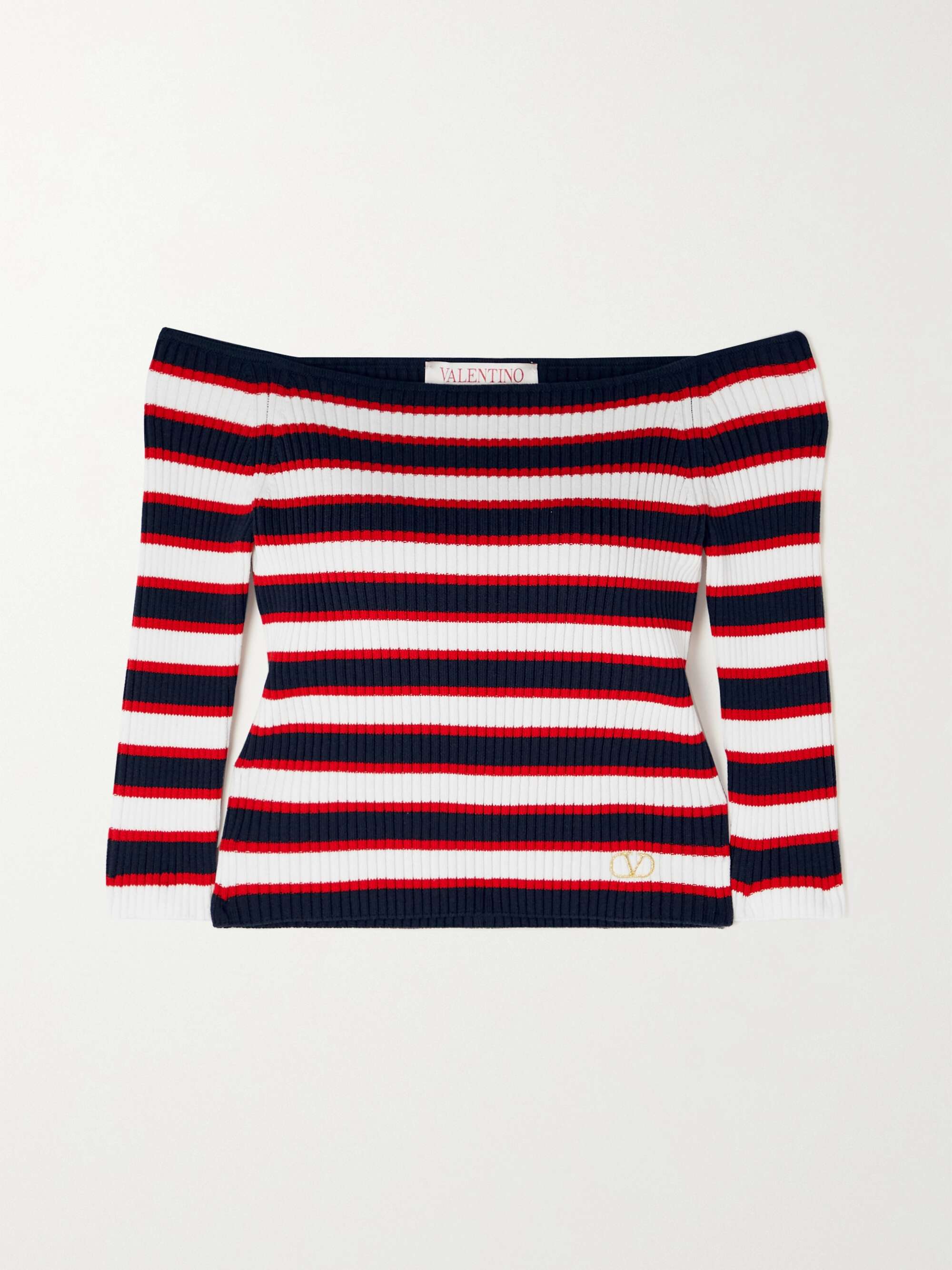 VALENTINO GARAVANI striped ribbed | NET-A-PORTER