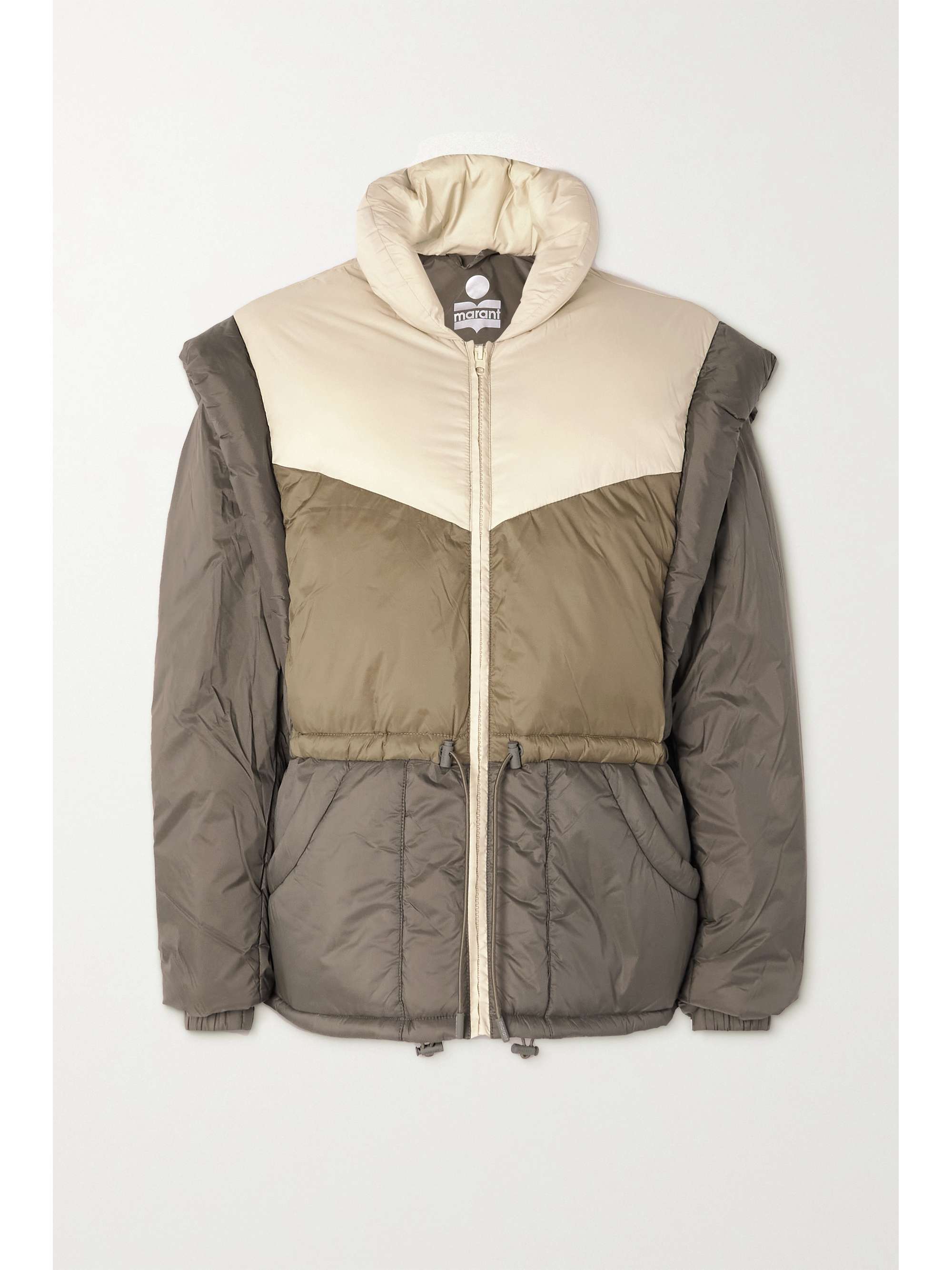 Army green Convertible padded shell 