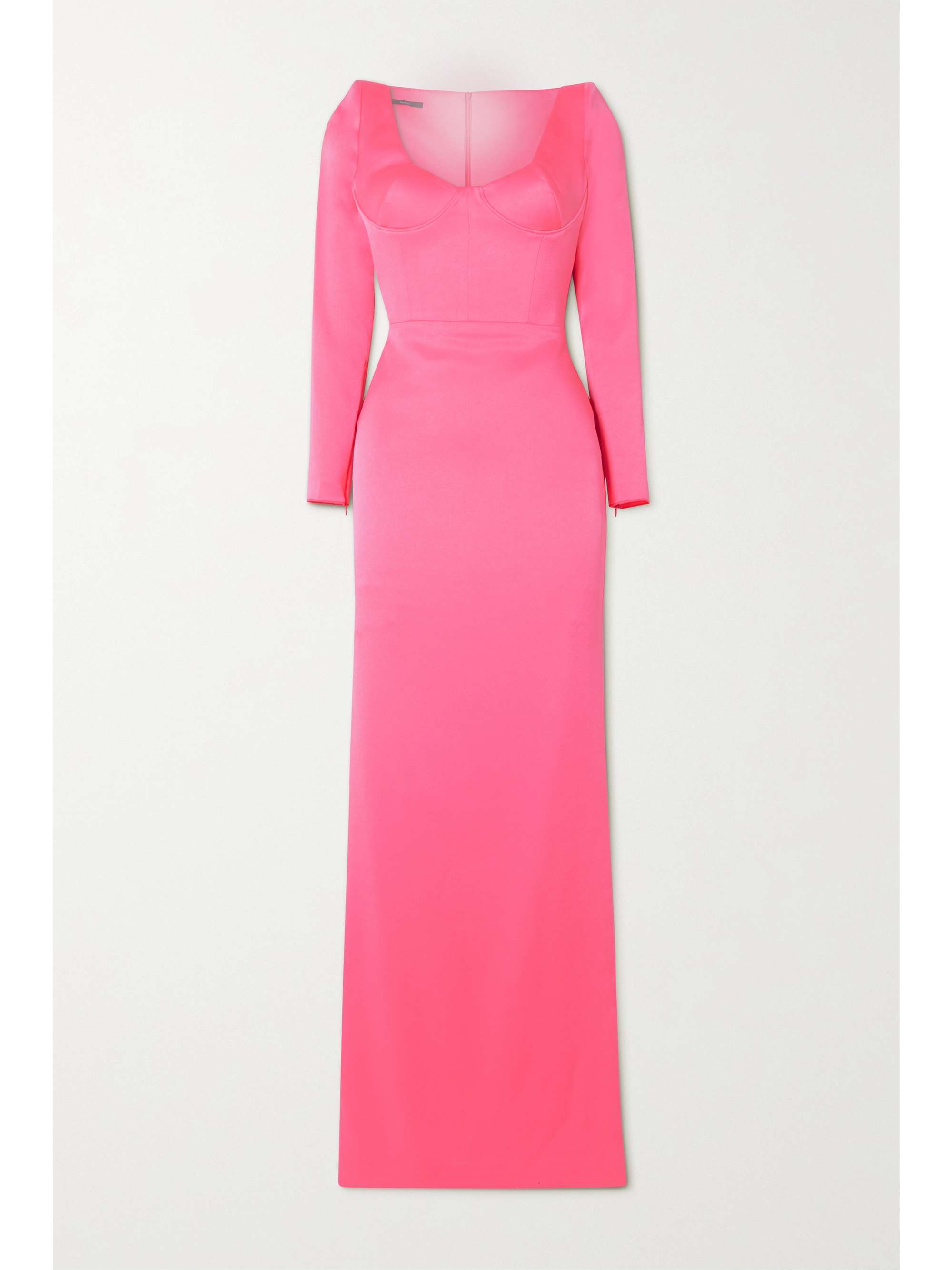 satin-crepe maxi dress | ALEX PERRY 