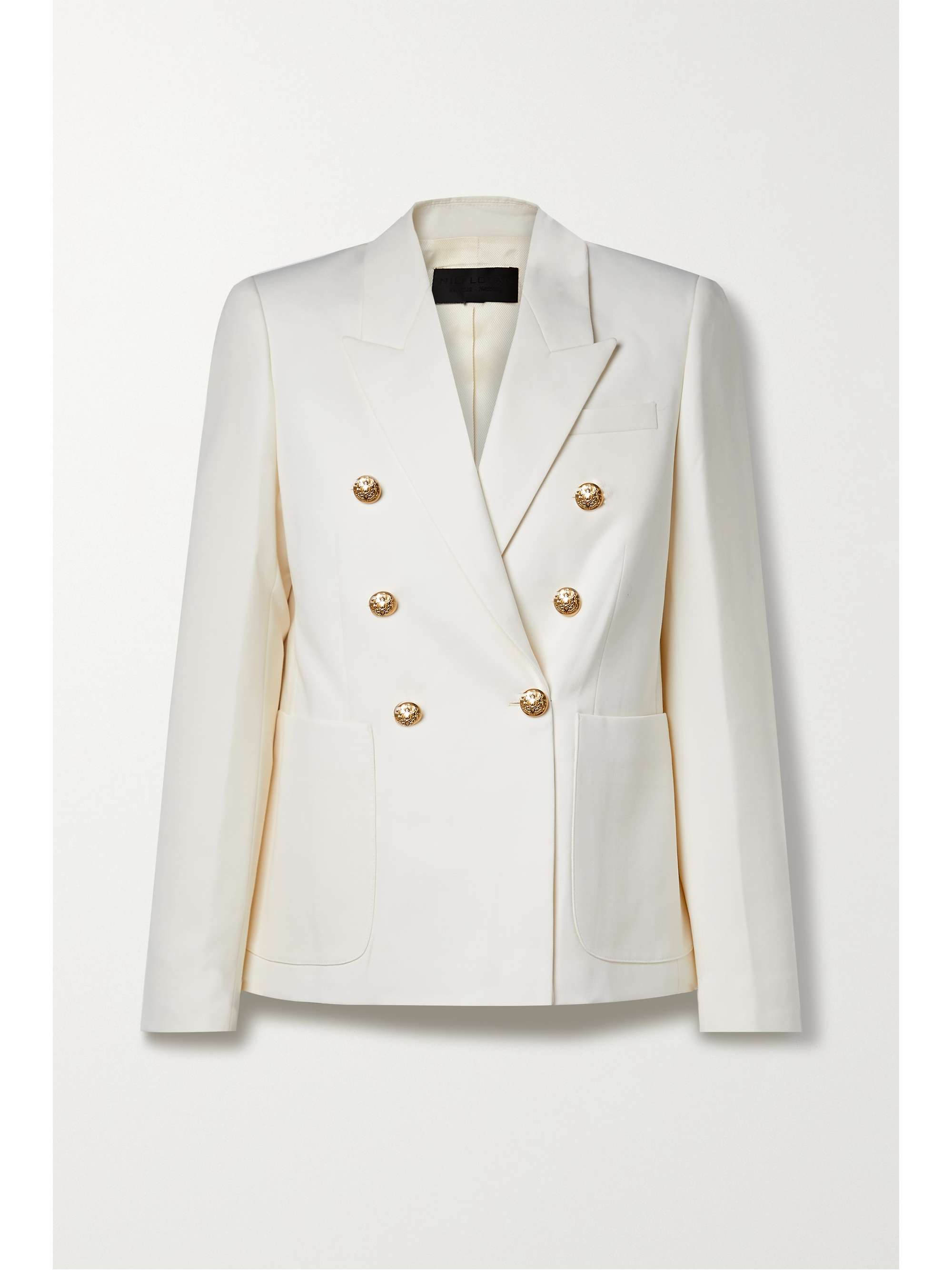 witchery single button twill blazer