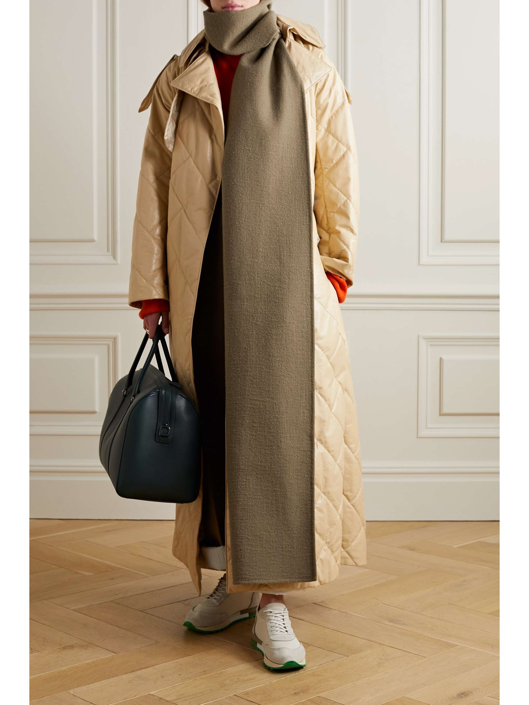 THE ROW Bisbee wool-blend twill scarf