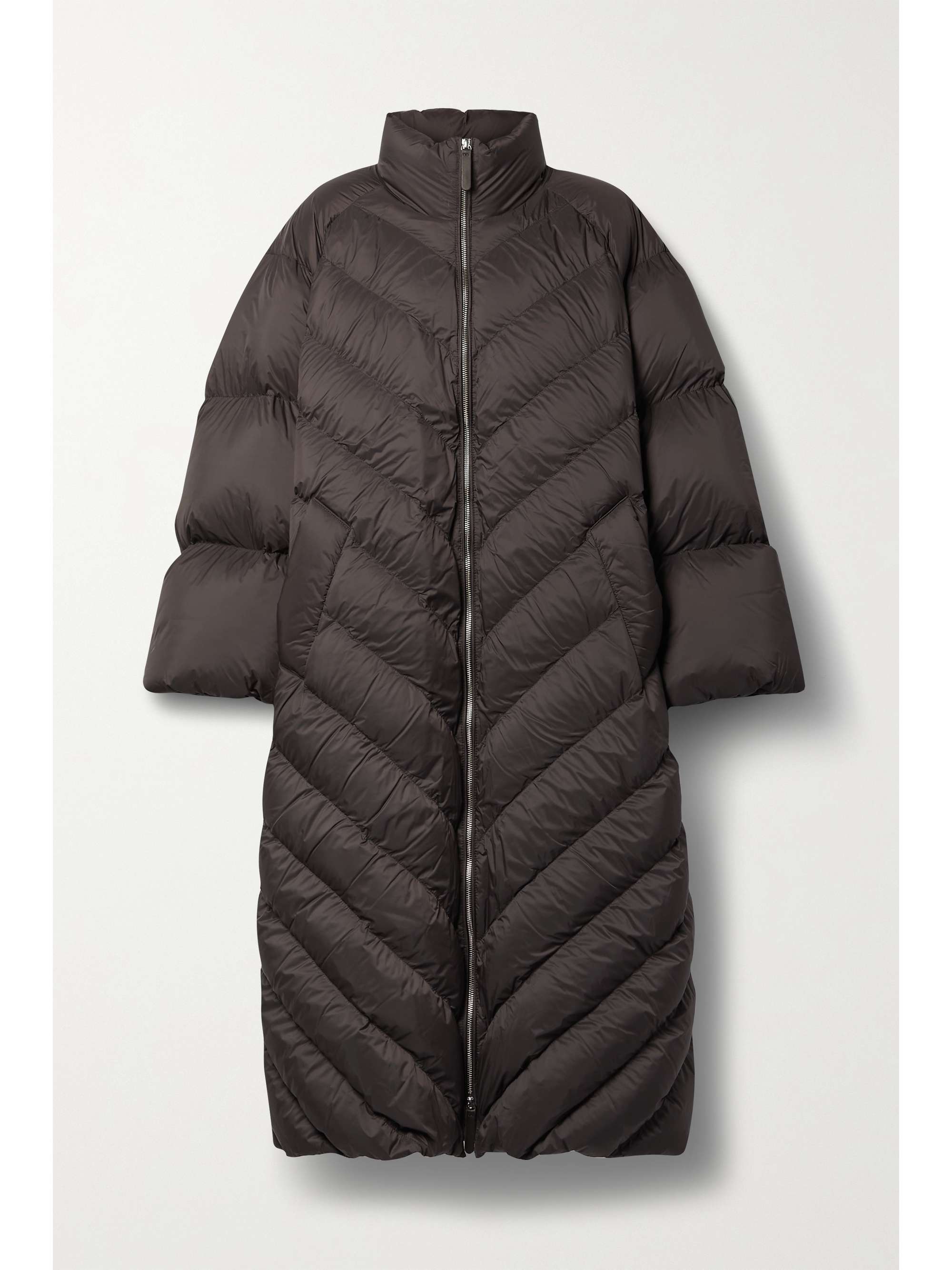 Dark brown Farrow oversized quilted 