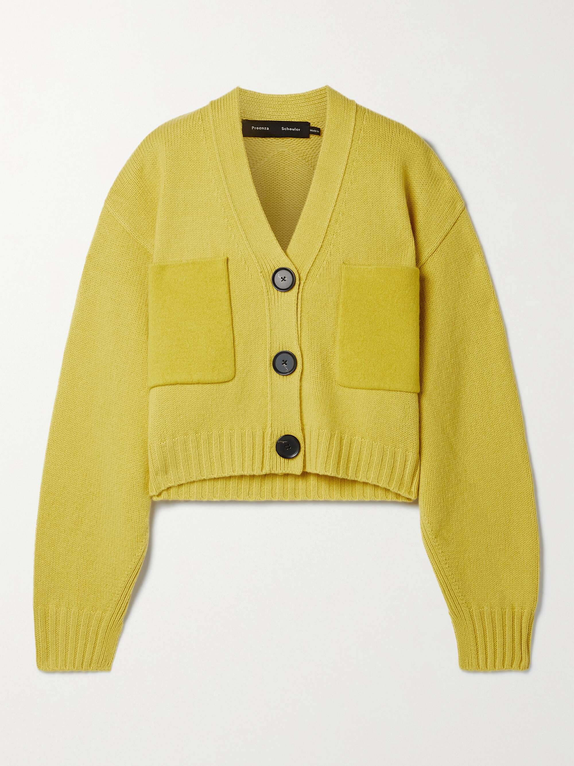 PROENZA SCHOULER Eco cropped cashmere and wool-blend cardigan | NET-A-PORTER