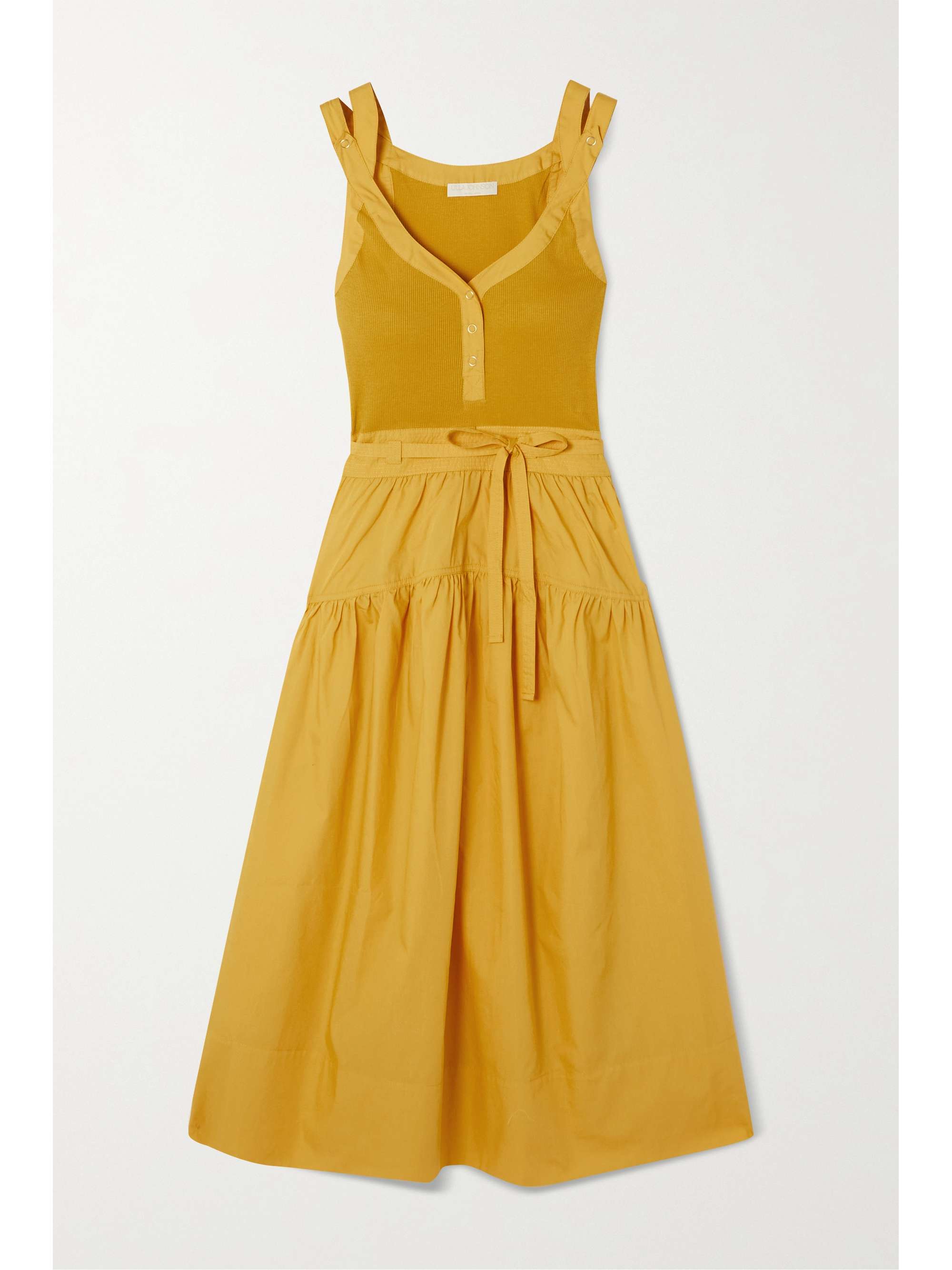 cotton-poplin midi dress | ULLA JOHNSON 