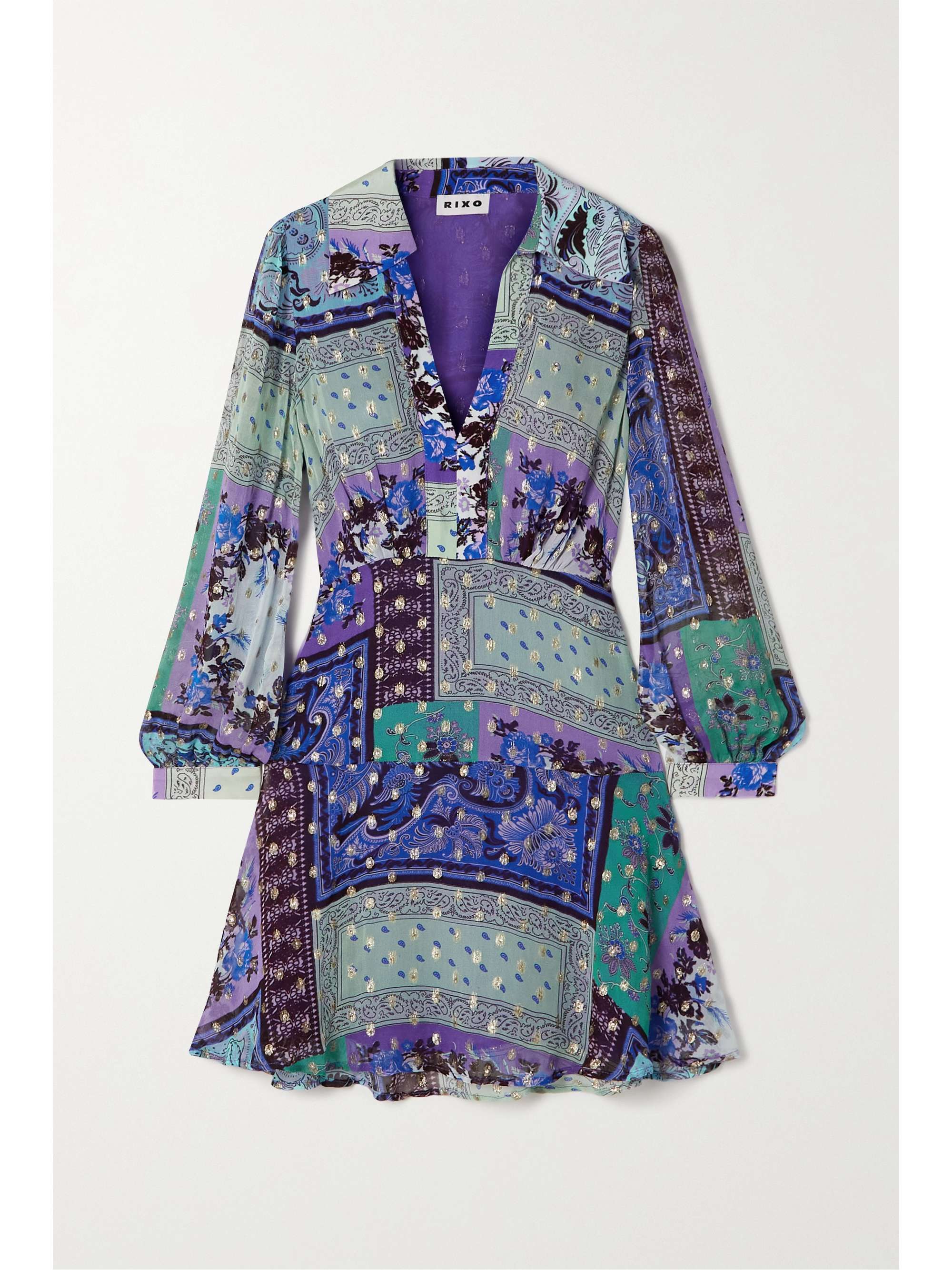 rixo patchwork dress