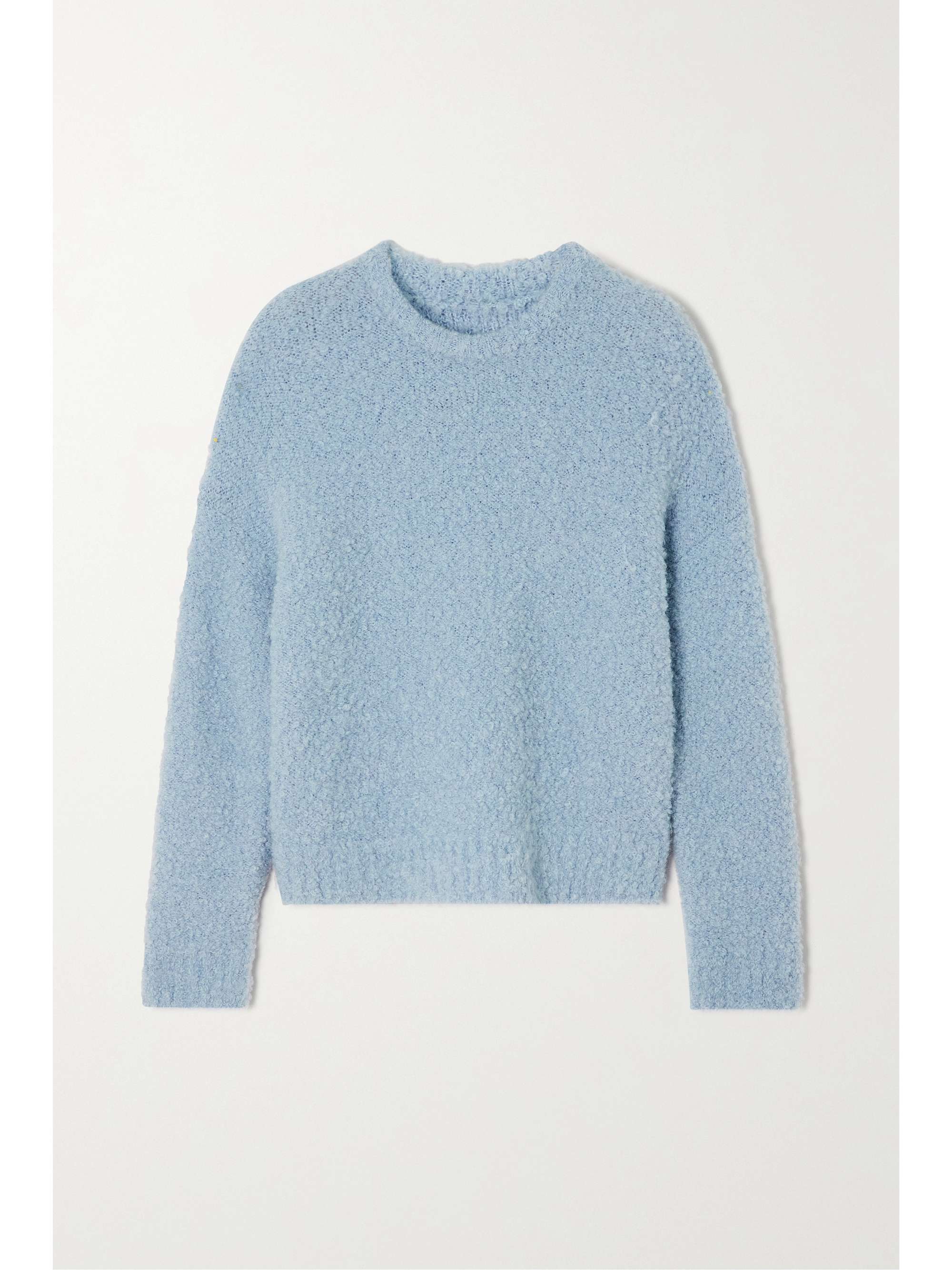 Blue Alpaca-blend bouclé sweater | LE 