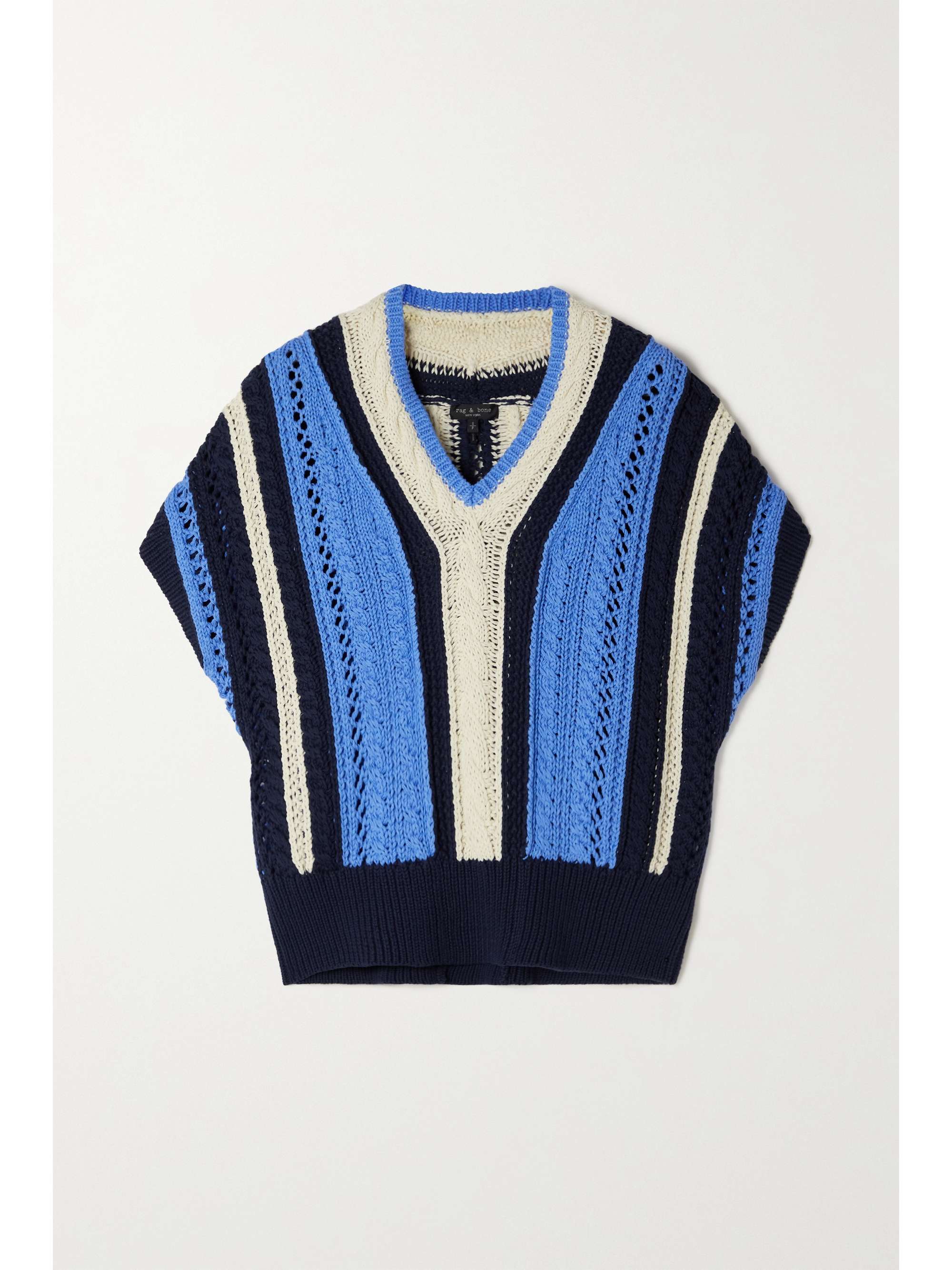 cable-knit cotton sweater | RAG \u0026 BONE 