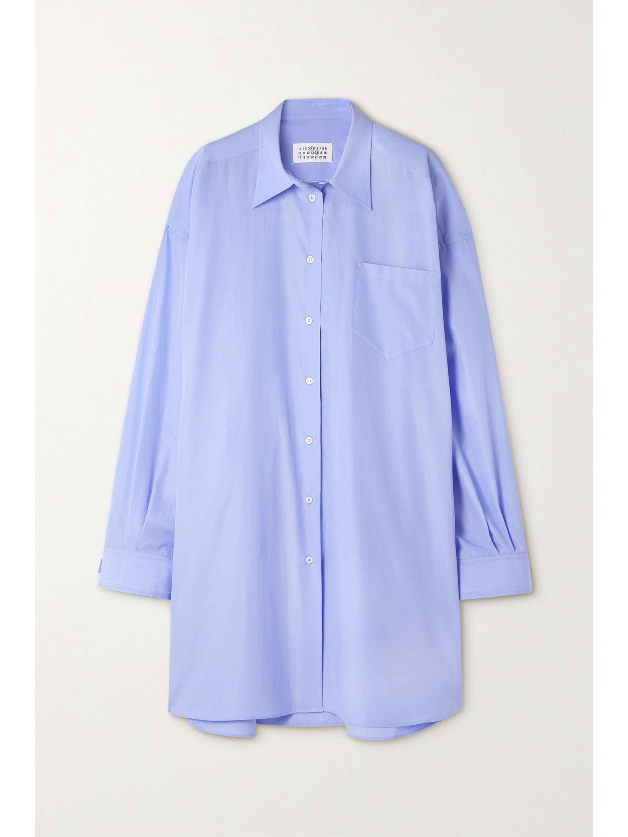 MAISON MARGIELA Oversized cotton-poplin shirt | NET-A-PORTER