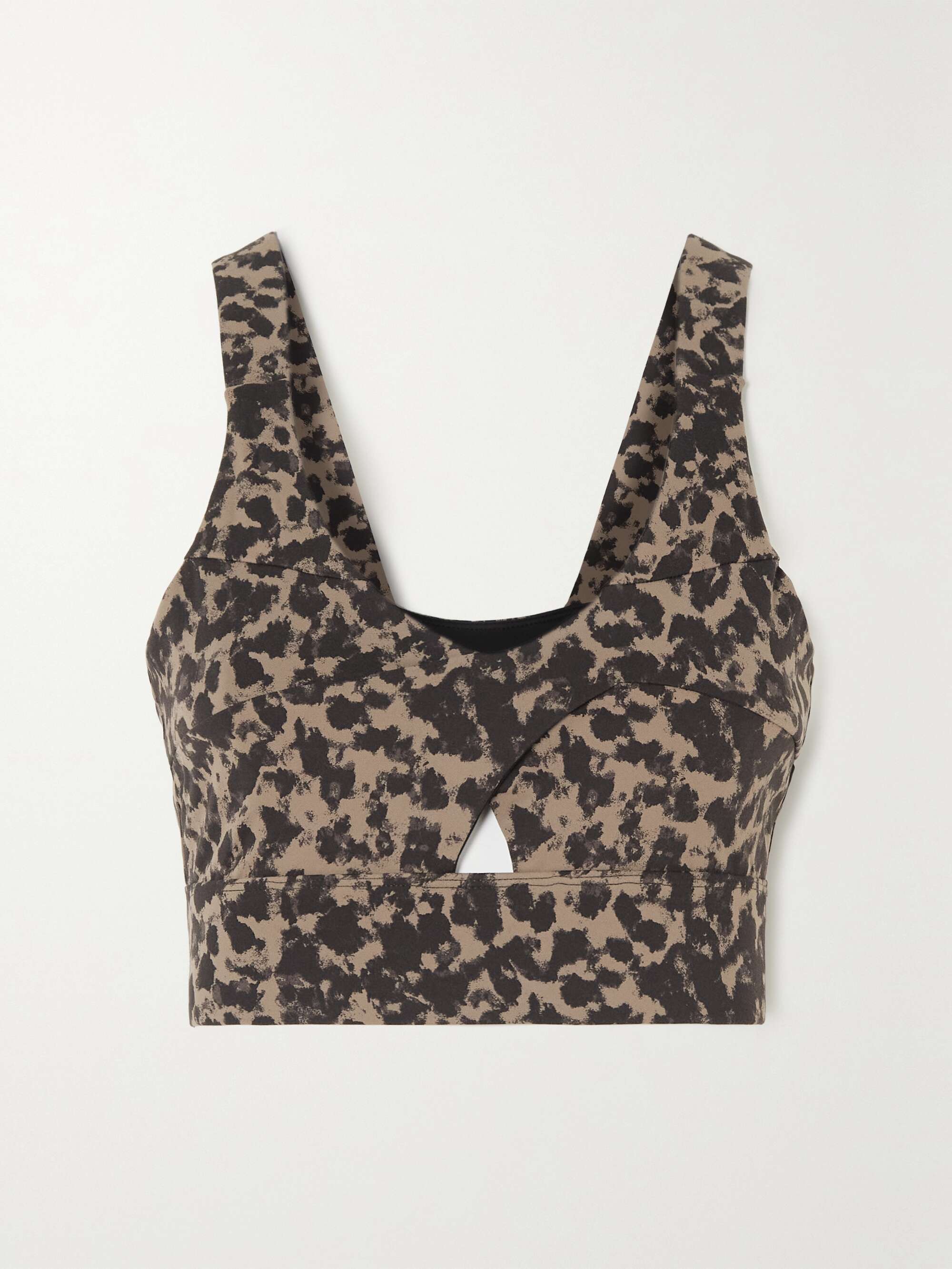 leopard print sports bra