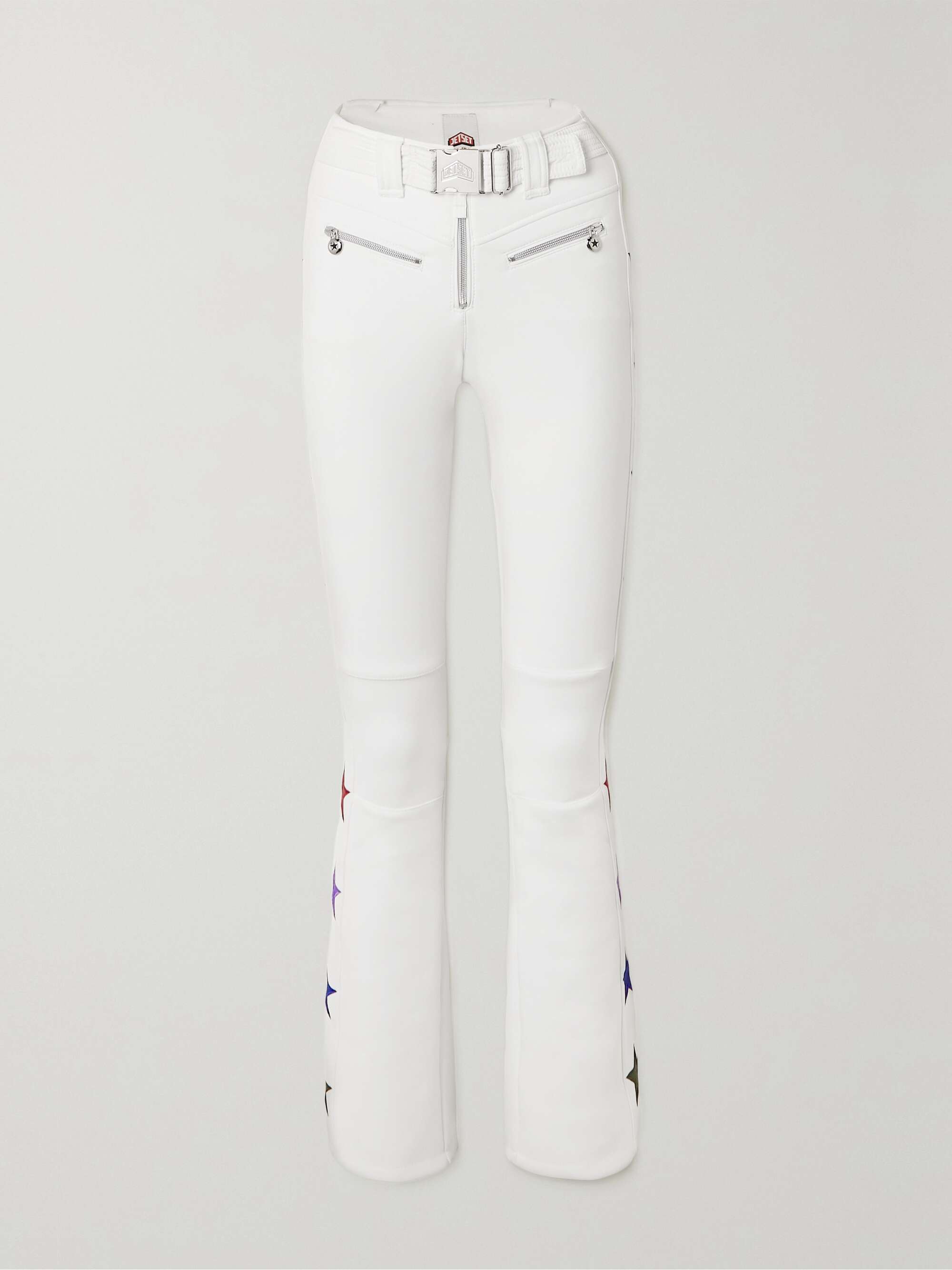 JETSET Tiby belted embroidered ski pants | NET-A-PORTER