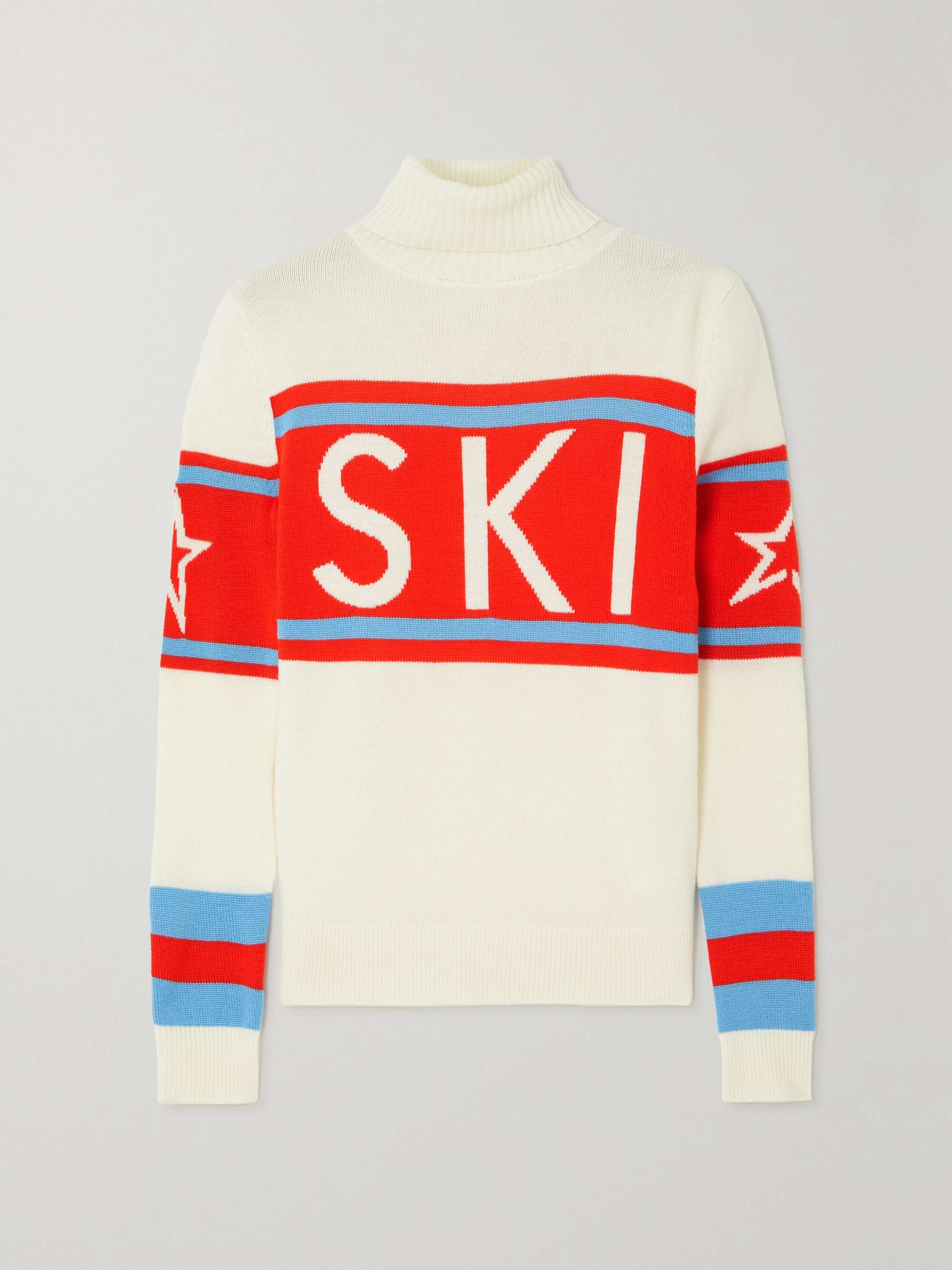 White Schild striped merino wool 