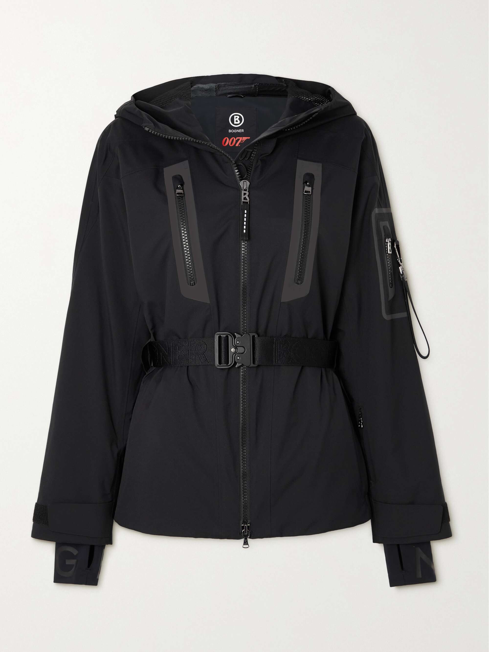 BOGNER Eve-T belted printed ski jacket | NET-A-PORTER