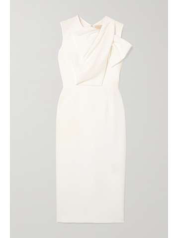 ROKSANDA Bow-detailed crepe dress