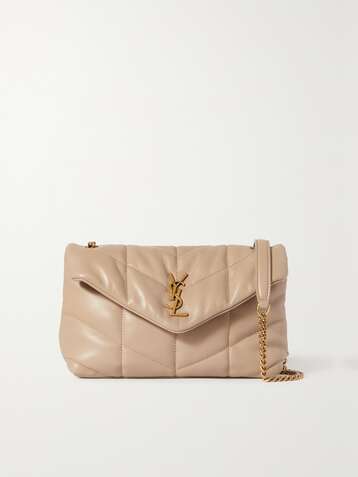 SAINT LAURENT Loulou Puffer Toy quilted leather shoulder bag