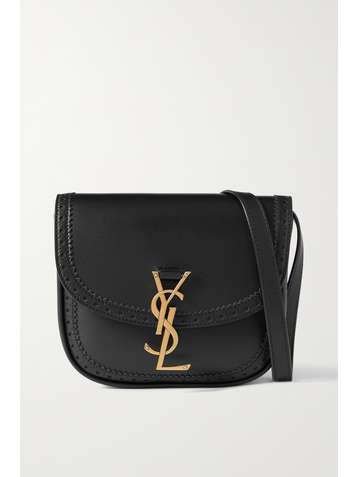 SAINT LAURENT Kaia small perforated leather shoulder bag