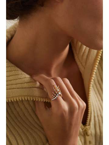 FERNANDO JORGE Radiant 18-karat gold diamond ring