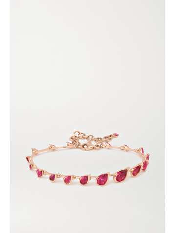 FERNANDO JORGE Flicker 18-karat rose gold rubellite bracelet