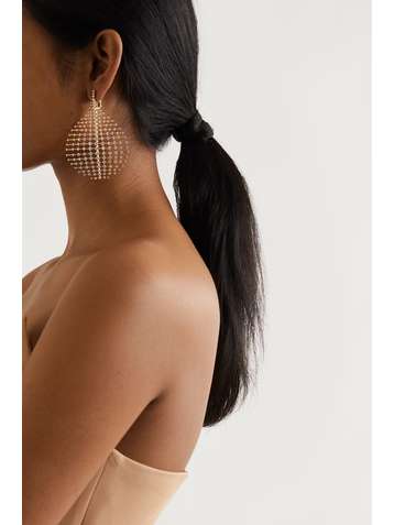 FERNANDO JORGE Disco 18-karat gold diamond earrings