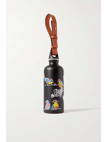 LOEWE + Paula's Ibiza + SIGG printed leather-trimmed bottle