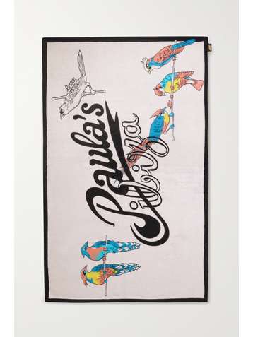 LOEWE + Paula's Ibiza printed cotton-terry towel
