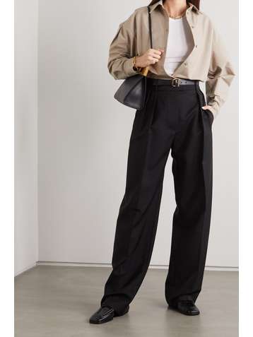 CAES + NET SUSTAIN organic cotton-poplin shirt