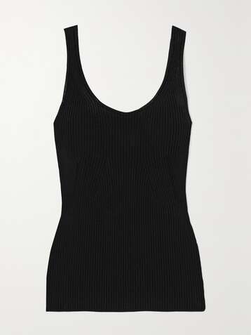 CAES + NET SUSTAIN ribbed-knit tank