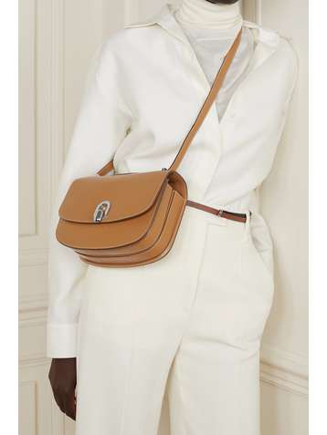 SAVETTE Tondo 22 leather shoulder bag