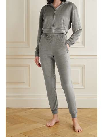 SKIMS Velour hoodie - Smoke