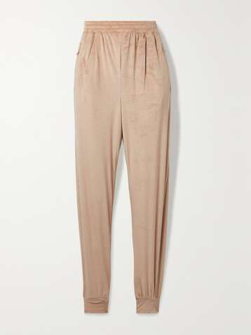 SKIMS Velour track pants - Honey