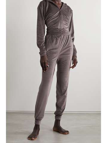 SKIMS Velour track pants - Amethyst