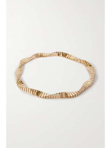 BOTTEGA VENETA Twist gold-plated necklace