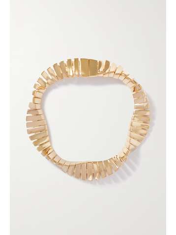 BOTTEGA VENETA Twist gold-plated bracelet