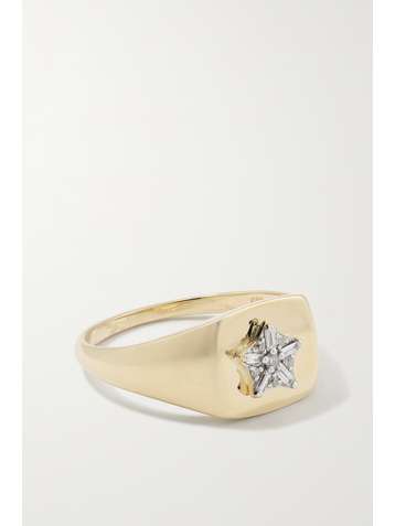 STONE AND STRAND Starbright 10-karat gold diamond ring