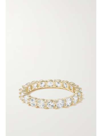 STONE AND STRAND Bague en or 10 carats (416/1000) et saphirs
