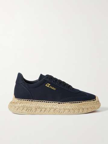 CHRISTIAN LOUBOUTIN Espasneak canvas espadrille sneakers