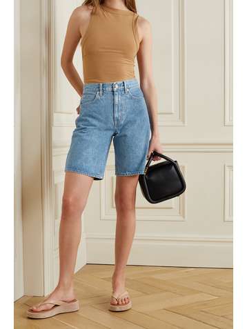 SLVRLAKE + NET SUSTAIN London organic denim shorts