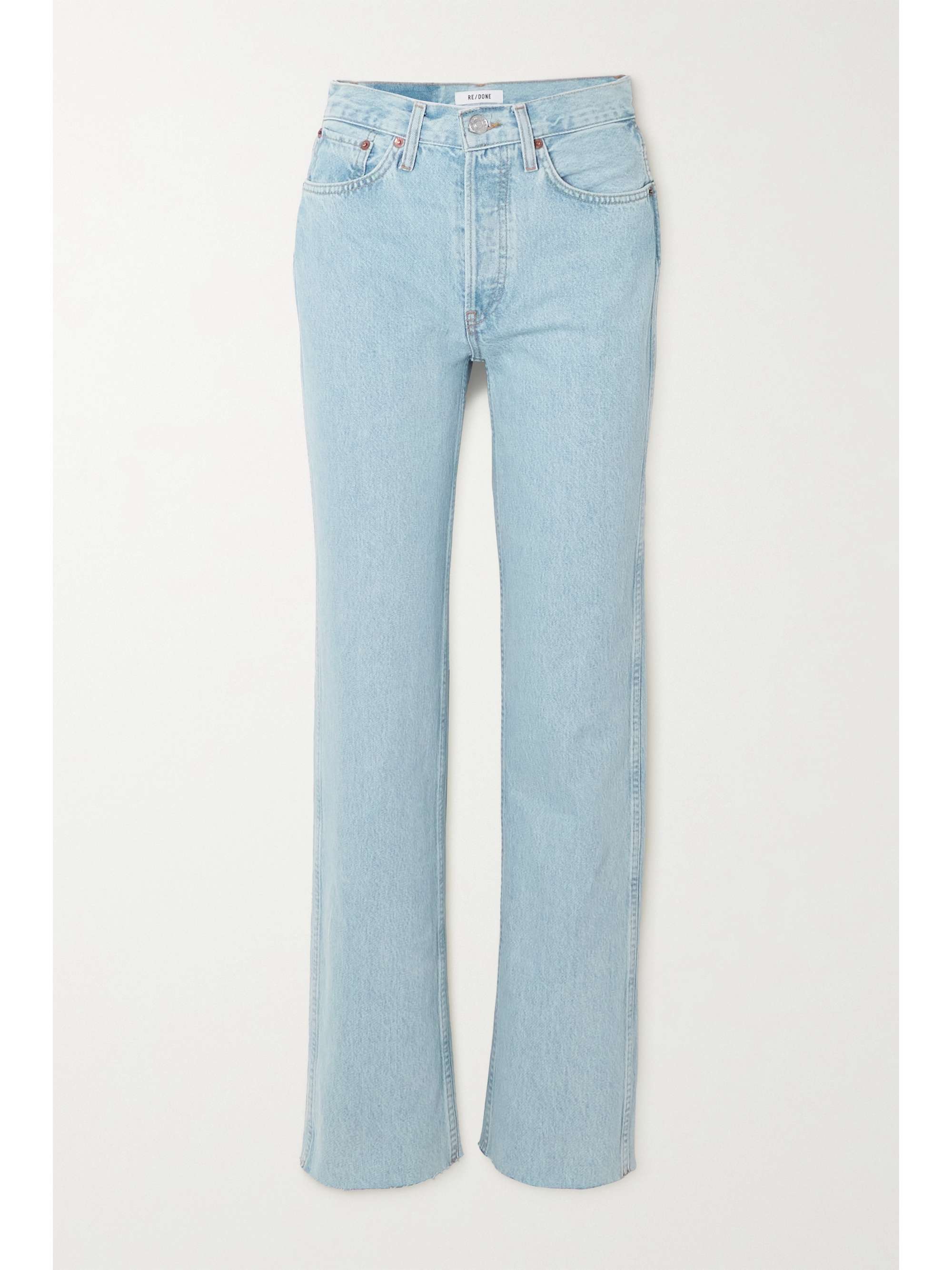 Light denim 90s high-rise straight-leg 