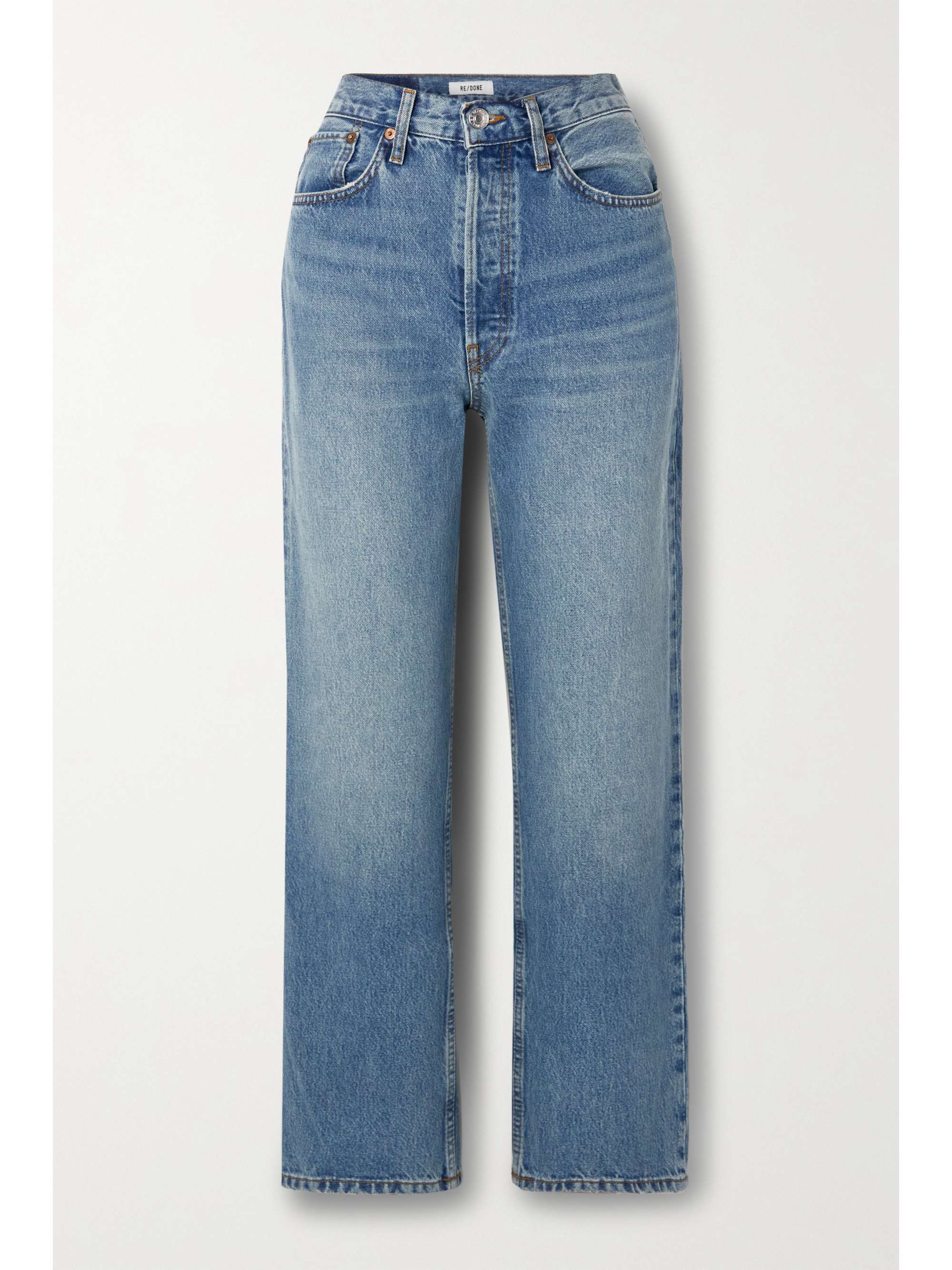 Mid denim 90s Crop Low Slung organic 