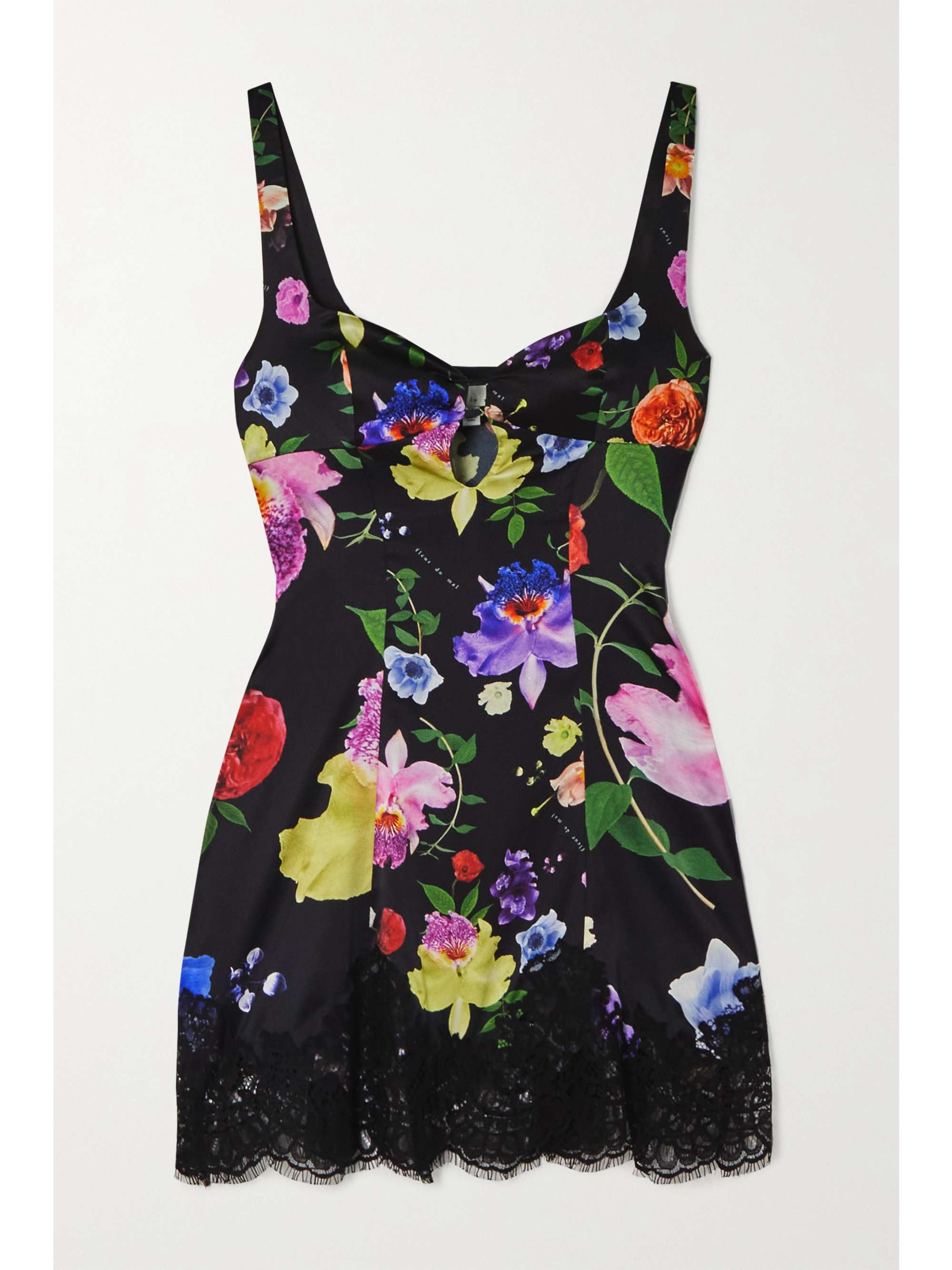 Lace Trimmed Floral Dress her lip to ワンピース